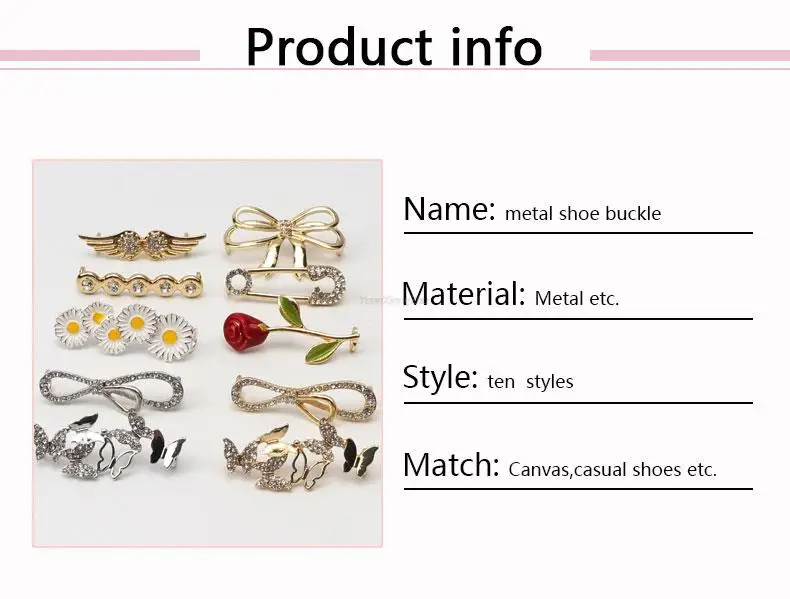 Shoelaces Clips Decorations Charms Rhinestones Shoe Charms Faux Jeweled Sneakers Girl Gift DIY Lace Buckle Shoes Accesories 1Pcs