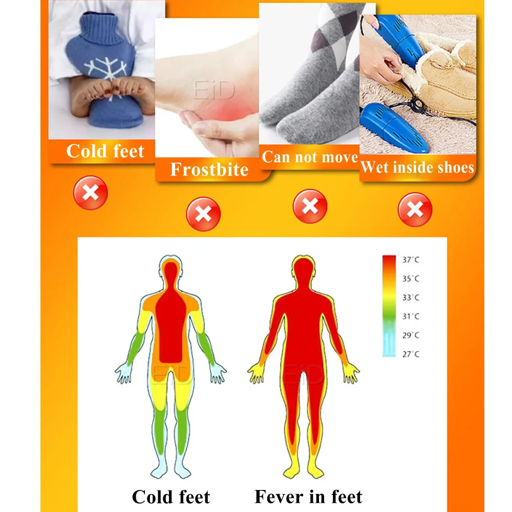 USB Electric Heated Shoe Insole Winter Warm Women Foot Pad Washable Thermal Men Boot Mat Unisex Heating Shoe Insoles