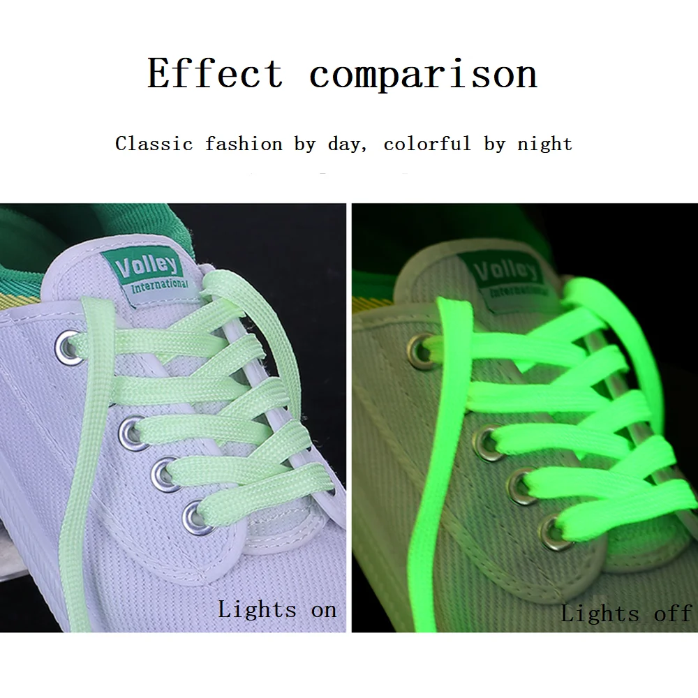 Luminous Shoelaces Men Women Sports Shoes Laces Runner Shoelace Glow In The Dark Night Classic Shoestrings Reflective Shoe Laces