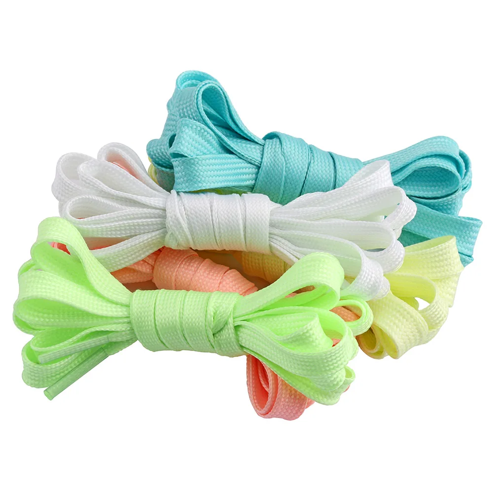 Luminous Shoelaces Men Women Sports Shoes Laces Runner Shoelace Glow In The Dark Night Classic Shoestrings Reflective Shoe Laces