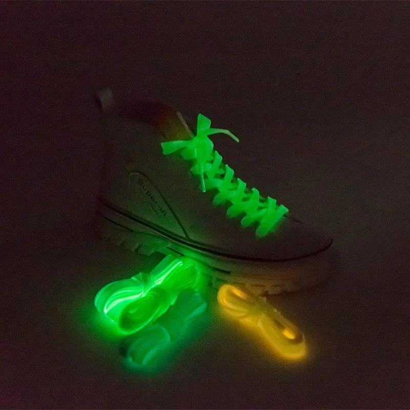 Luminous Shoelaces Men Women Sports Shoes Laces Runner Shoelace Glow In The Dark Night Classic Shoestrings Reflective Shoe Laces