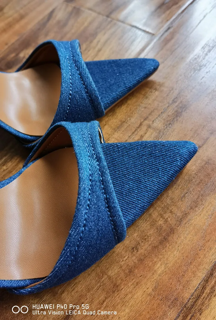 MKKHOU Fashion Sandals Women New Minimalist Classic Word With Stiletto 12cm High Heel Sandals Summer All-match Modern Slippers