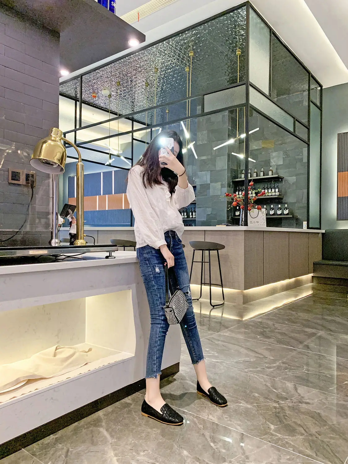 2024 New Braid Cutout Loafers Women's Brown Moccasins Female Vintage Shoes Slip On Leisure Retro Flats