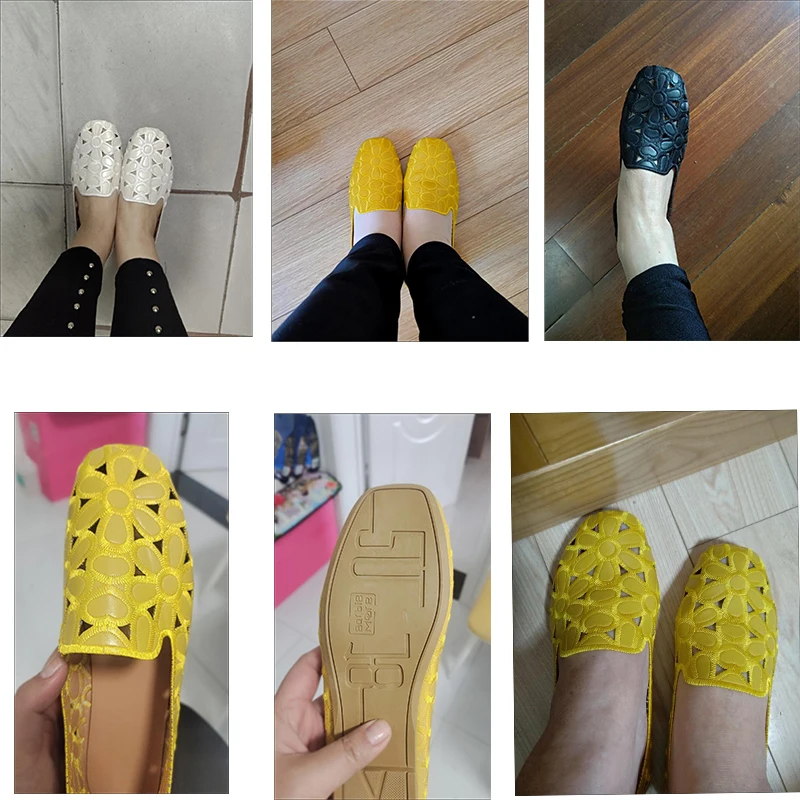 2024 New Braid Cutout Loafers Women's Brown Moccasins Female Vintage Shoes Slip On Leisure Retro Flats