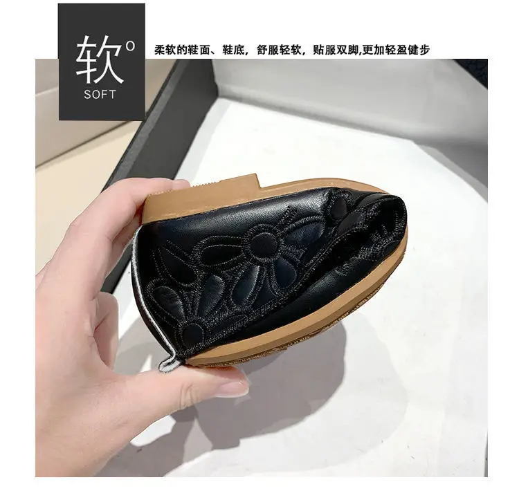 2024 New Braid Cutout Loafers Women's Brown Moccasins Female Vintage Shoes Slip On Leisure Retro Flats