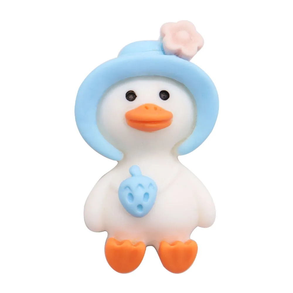 1Pcs Resin Duck Goose Animals Shoe Decorations Children Garden Shoes Accessories Fit Sandals Buckle Clogcute Charm