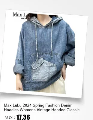 Amax LuluE Winter Fashion Clothes Womens Loose Warm Hooded Knitted Padded Hoodies Ladies Casual Vintage Thicken Long Sweatshirts