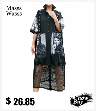 Masss Wasss Fashion Vintage Summer Clothing 2022 Women Loose Classic Vestidos Leisure Elegant Sleeveless Sexy Punk Denim Dresses