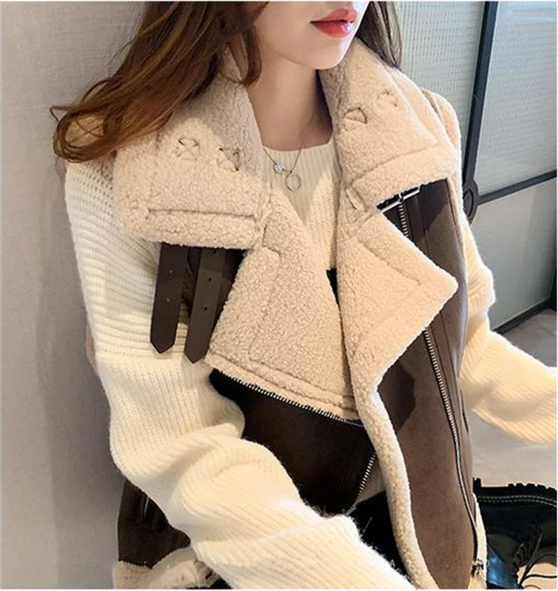 Sleeveless Jacket Female PU Leather Vest Coat Women 2024Autumn winter New Motorcycle Waistcoat Loose Outerwear Novel Popular Top
