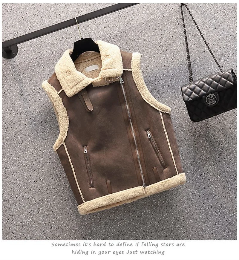 Sleeveless Jacket Female PU Leather Vest Coat Women 2024Autumn winter New Motorcycle Waistcoat Loose Outerwear Novel Popular Top