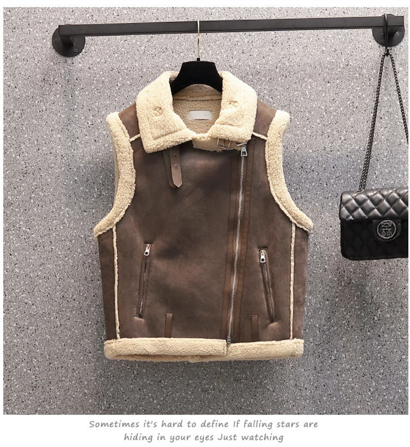Sleeveless Jacket Female PU Leather Vest Coat Women 2024Autumn winter New Motorcycle Waistcoat Loose Outerwear Novel Popular Top