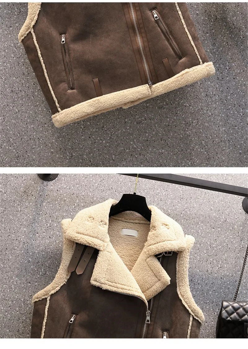 Sleeveless Jacket Female PU Leather Vest Coat Women 2024Autumn winter New Motorcycle Waistcoat Loose Outerwear Novel Popular Top