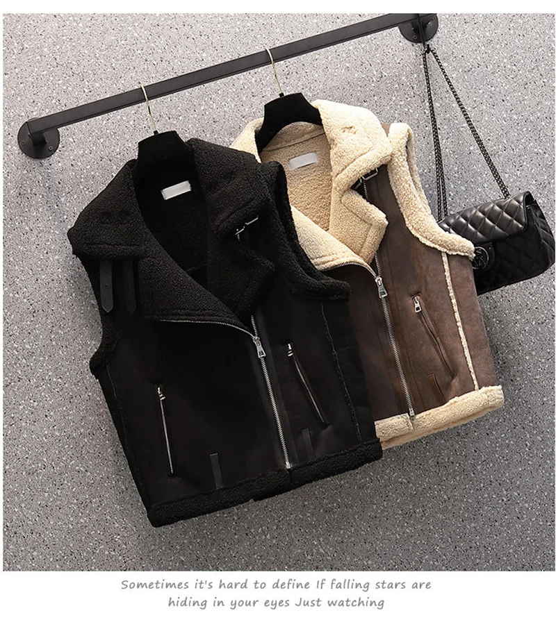 Sleeveless Jacket Female PU Leather Vest Coat Women 2024Autumn winter New Motorcycle Waistcoat Loose Outerwear Novel Popular Top