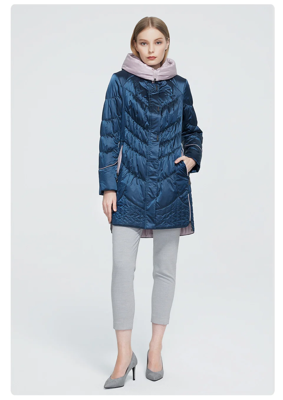 Astrid 2022 winter women's jacket women coat Casual female Parkas Hooded Coats solid Plus Size fashion thin cotton style best
