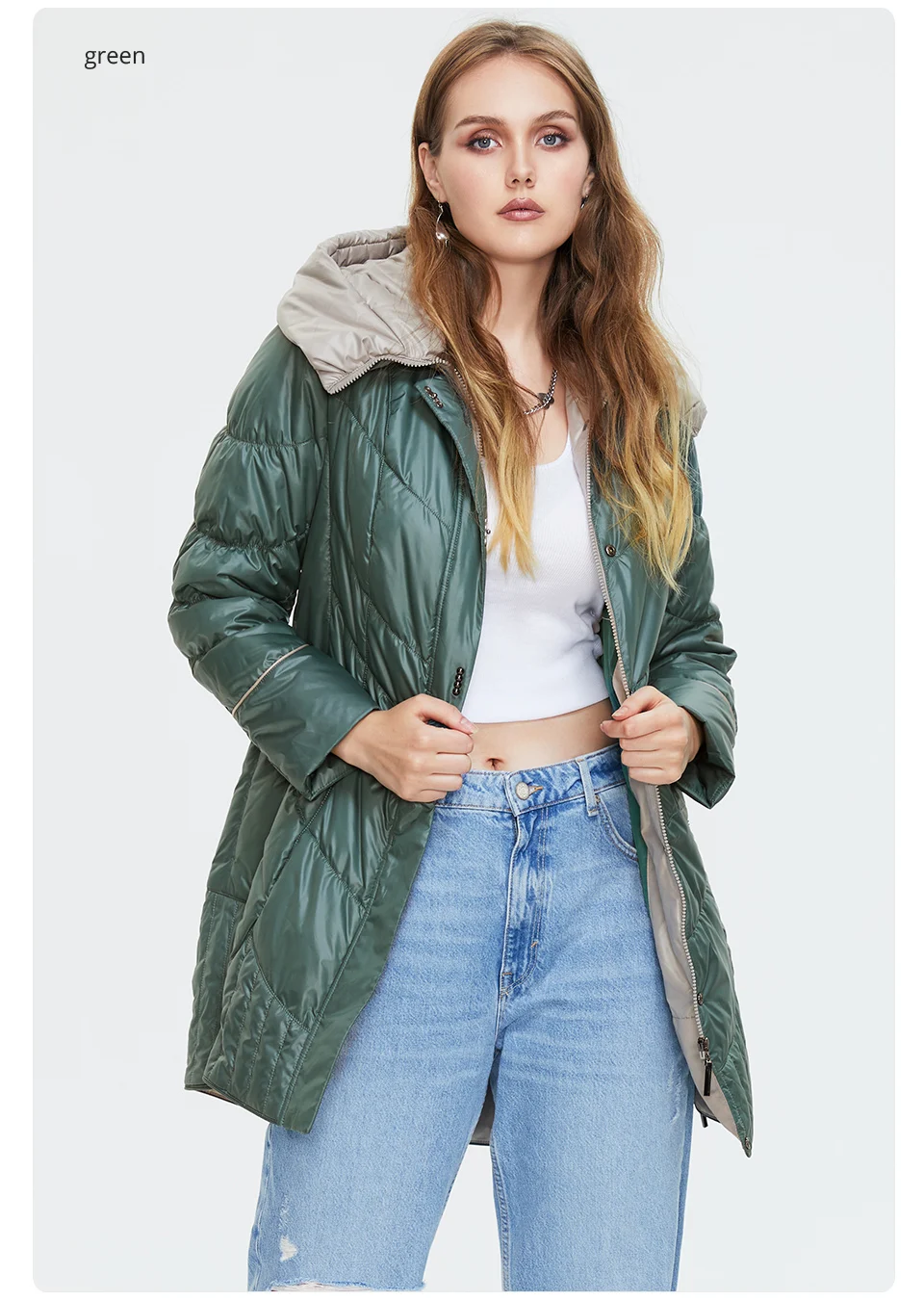 Astrid 2022 winter women's jacket women coat Casual female Parkas Hooded Coats solid Plus Size fashion thin cotton style best
