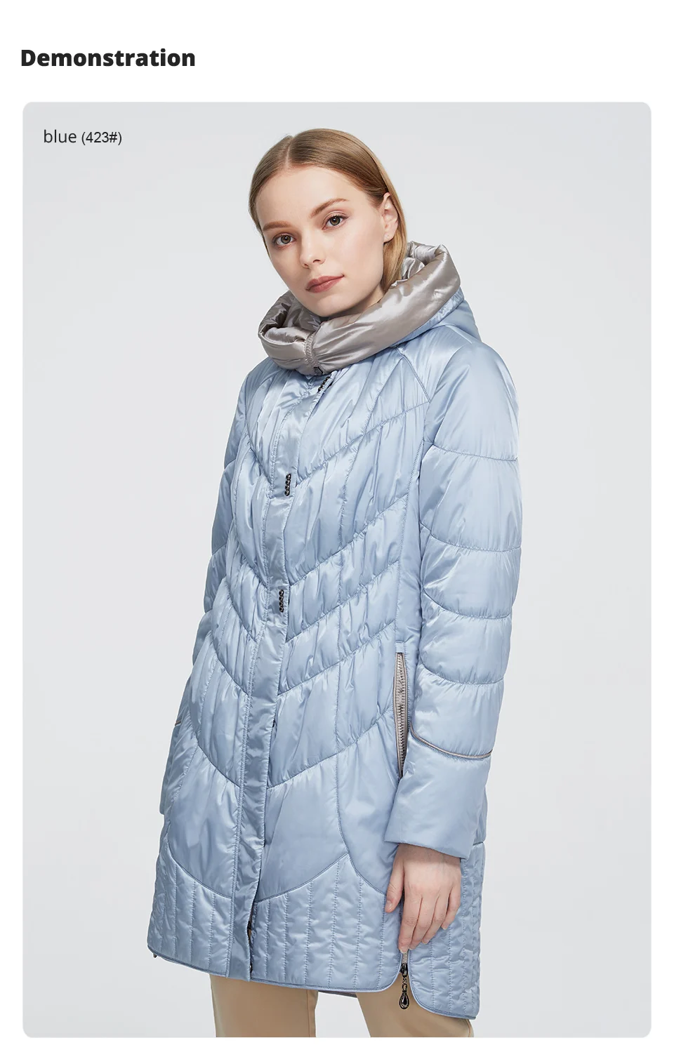 Astrid 2022 winter women's jacket women coat Casual female Parkas Hooded Coats solid Plus Size fashion thin cotton style best