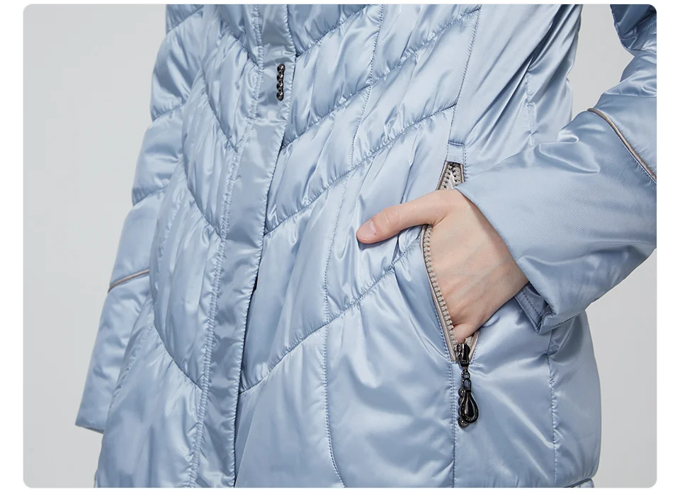 Astrid 2022 winter women's jacket women coat Casual female Parkas Hooded Coats solid Plus Size fashion thin cotton style best