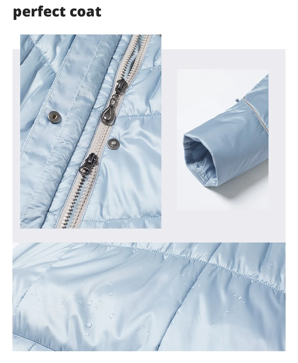 Astrid 2022 winter women's jacket women coat Casual female Parkas Hooded Coats solid Plus Size fashion thin cotton style best