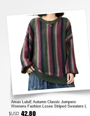 Amax luluE 2025 Hooded Pullovers Women Loose Japan Style Buttons Knitted Sweater Vintage Female New Autumn Fashion Retro Jumpers