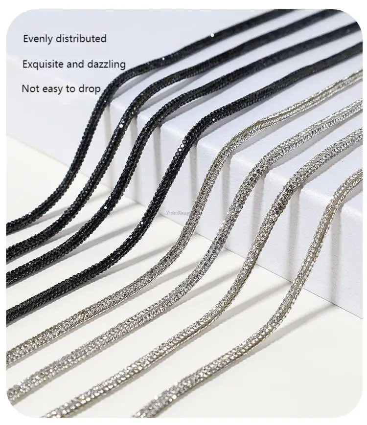 1Pcs Luxury Rhinestone Shoelaces for Shoes Rainbow Diamond Shoe Laces Sneakers Lace Shoes Round Shoelace 100/120/140/160CM