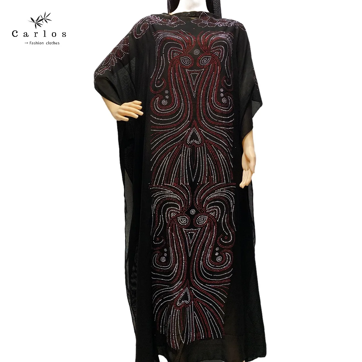 2025 New African Long Maxi Dress African Dresses For Women Plus Size Both Side Diamond Dress Robe Femme Clothes African Clothing