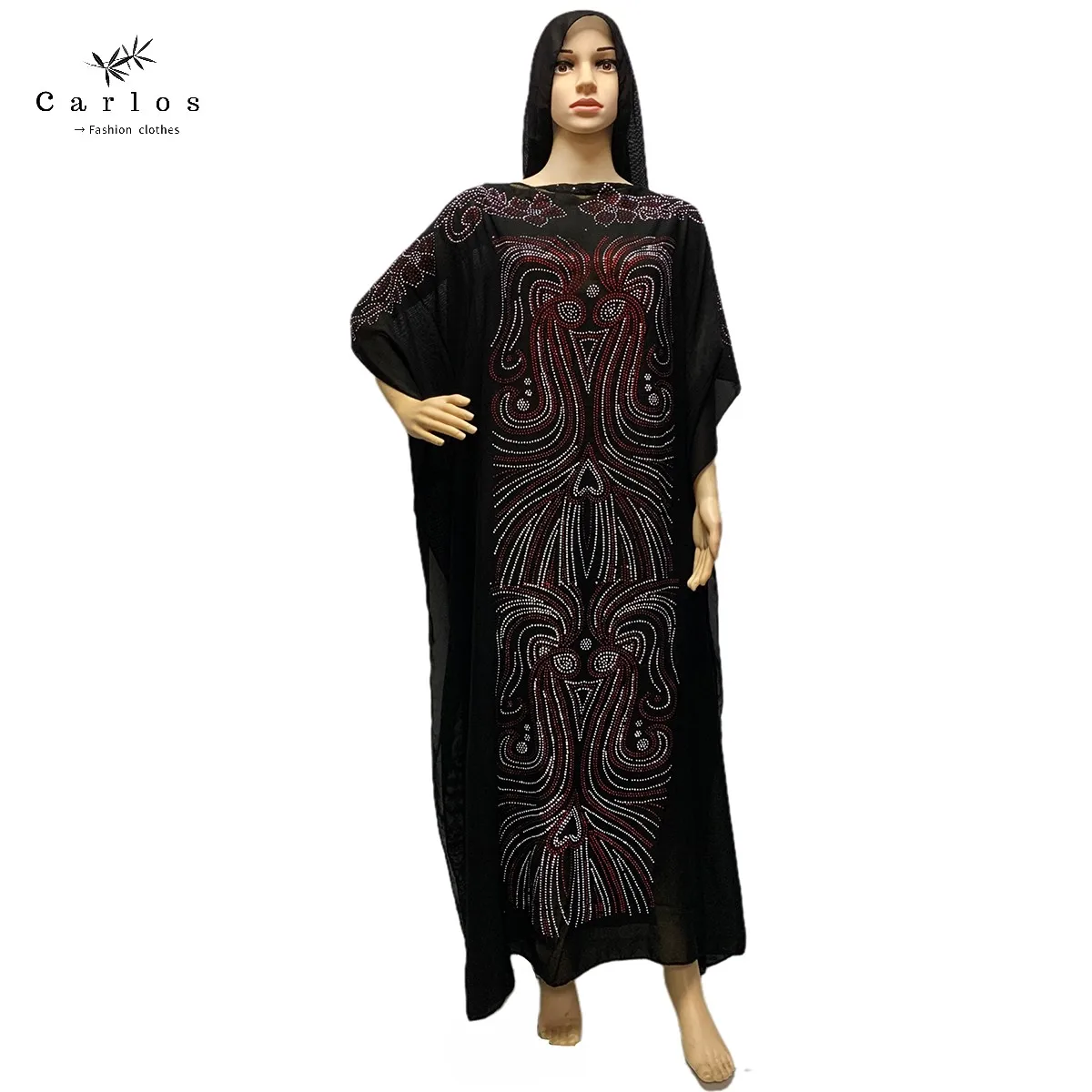 2025 New African Long Maxi Dress African Dresses For Women Plus Size Both Side Diamond Dress Robe Femme Clothes African Clothing