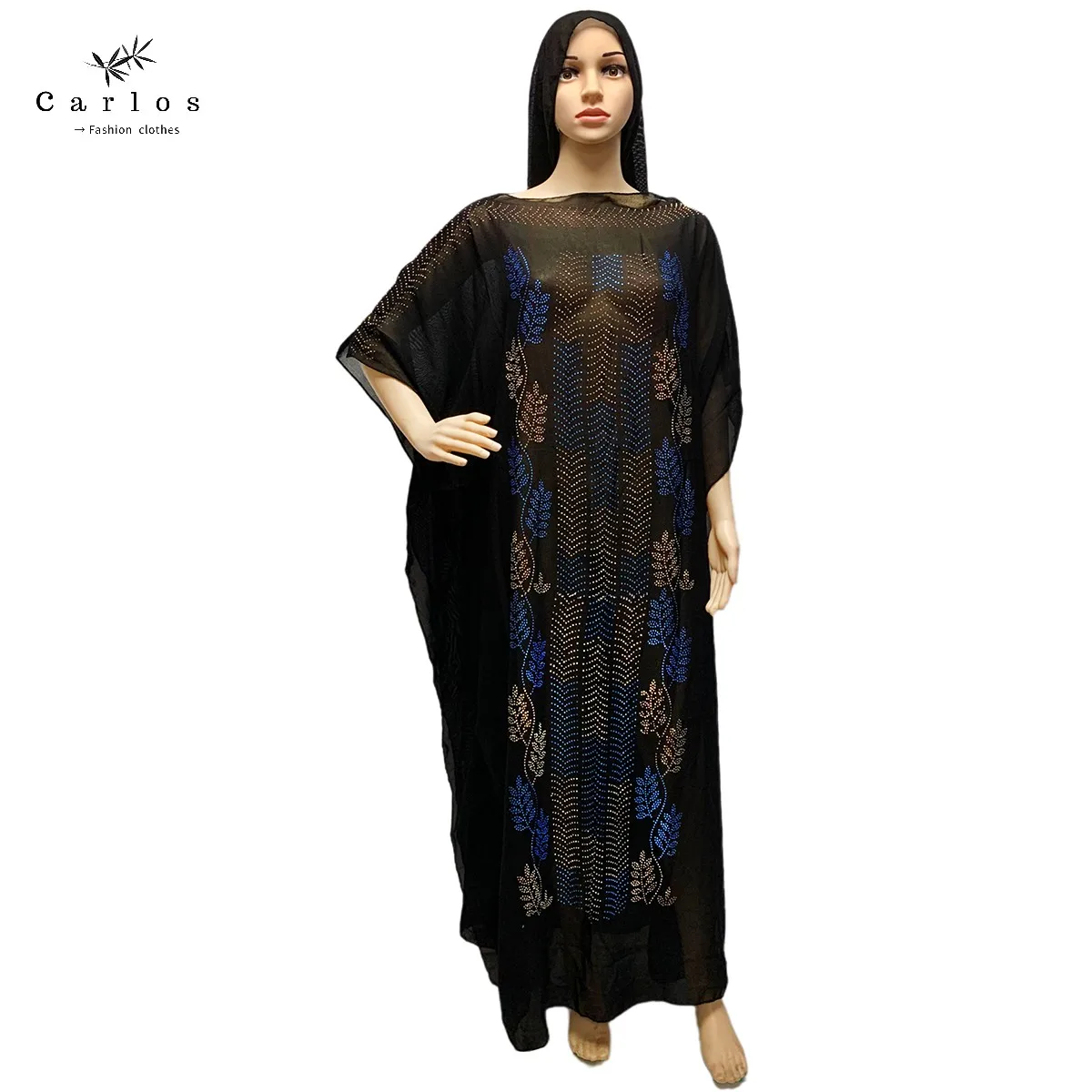2025 New African Long Maxi Dress African Dresses For Women Plus Size Both Side Diamond Dress Robe Femme Clothes African Clothing