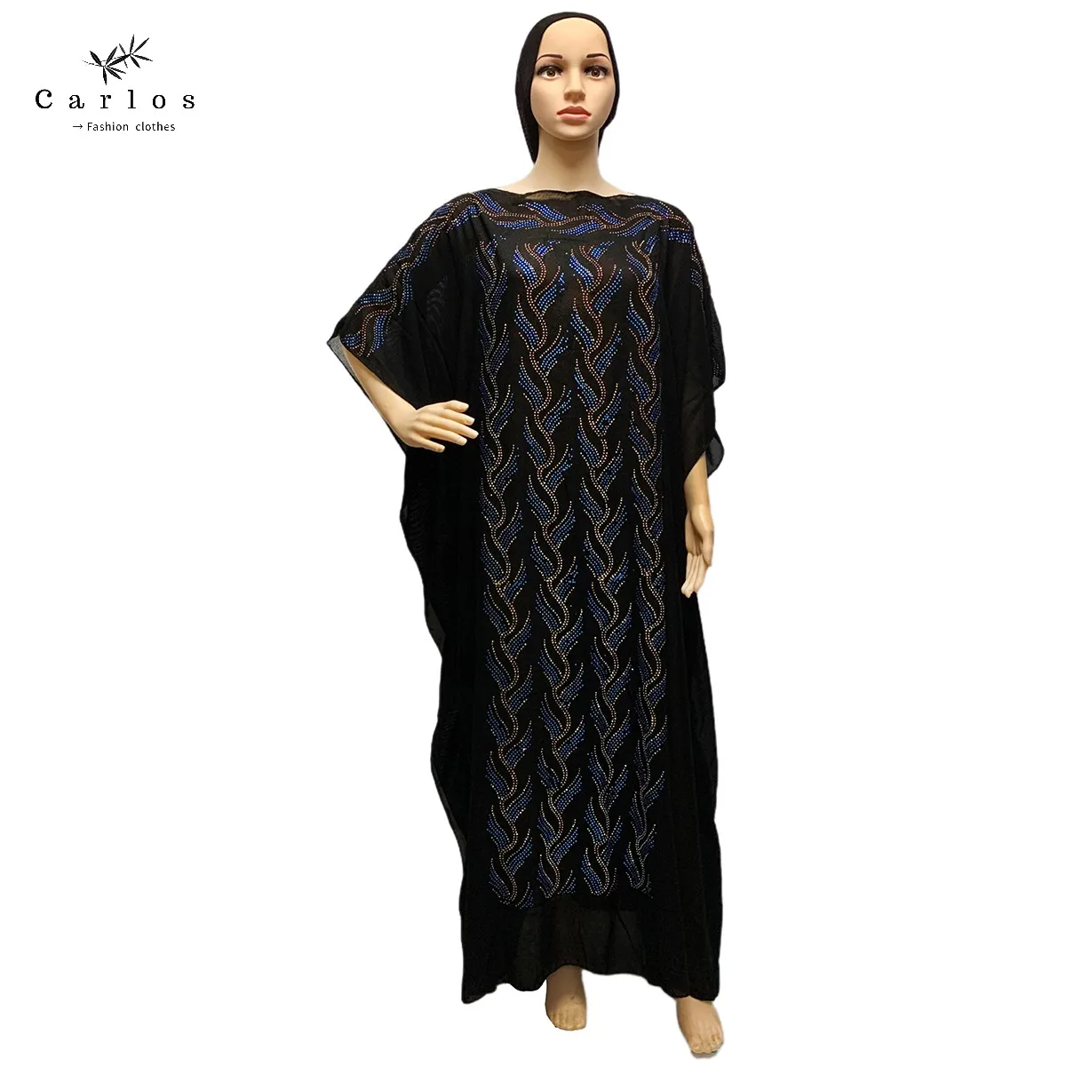 2025 New African Long Maxi Dress African Dresses For Women Plus Size Both Side Diamond Dress Robe Femme Clothes African Clothing
