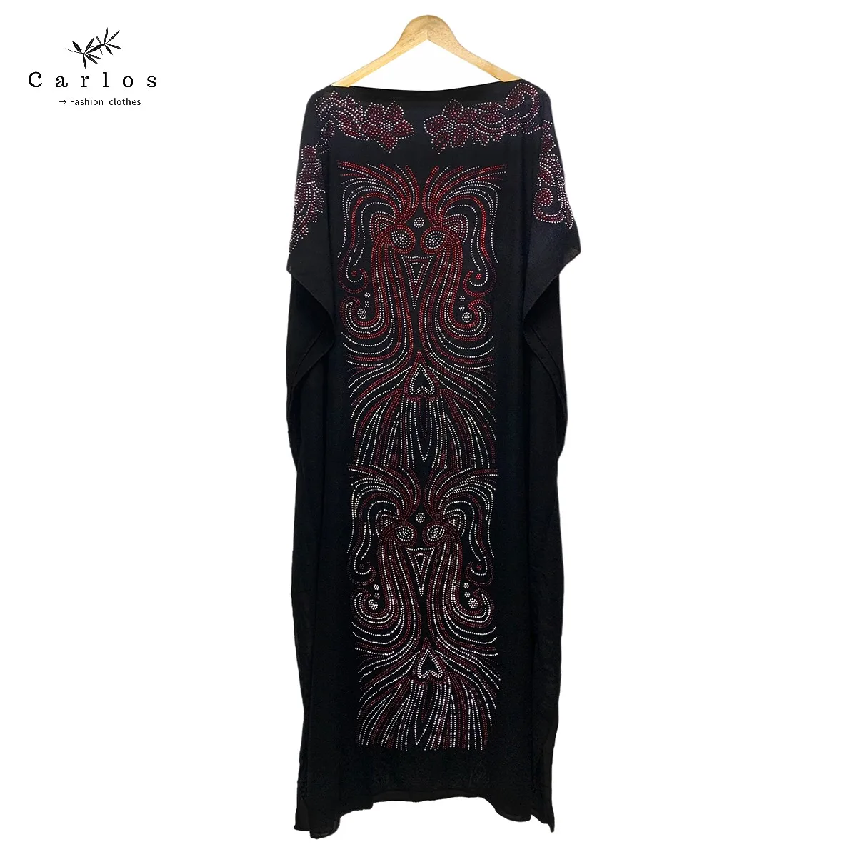 2025 New African Long Maxi Dress African Dresses For Women Plus Size Both Side Diamond Dress Robe Femme Clothes African Clothing