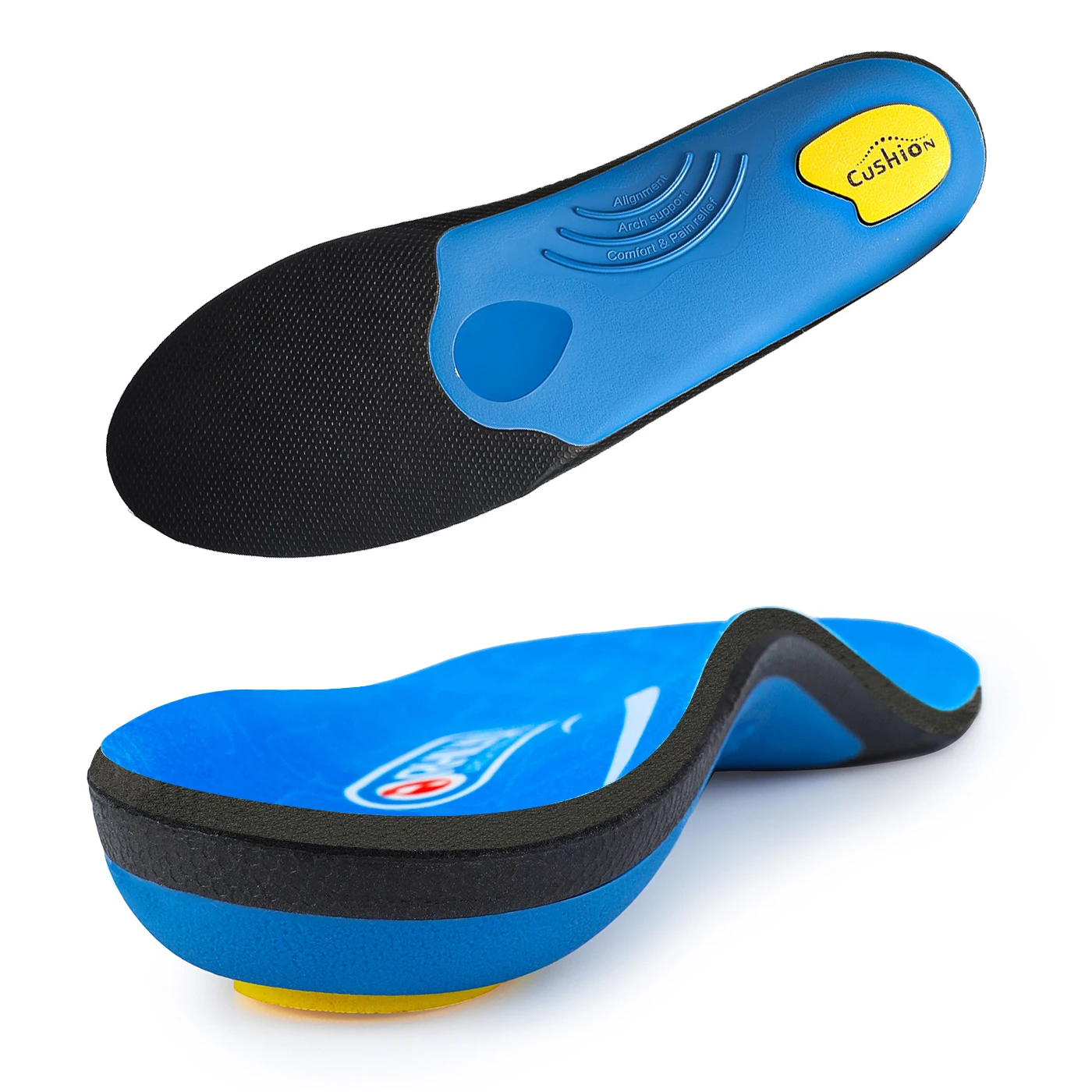 Plantar Fasciitis Arch Support Orthopedic Insoles Male Female Shoe Inserts,Flat Feet Orthotic Sole Running Athletic Sport Pad