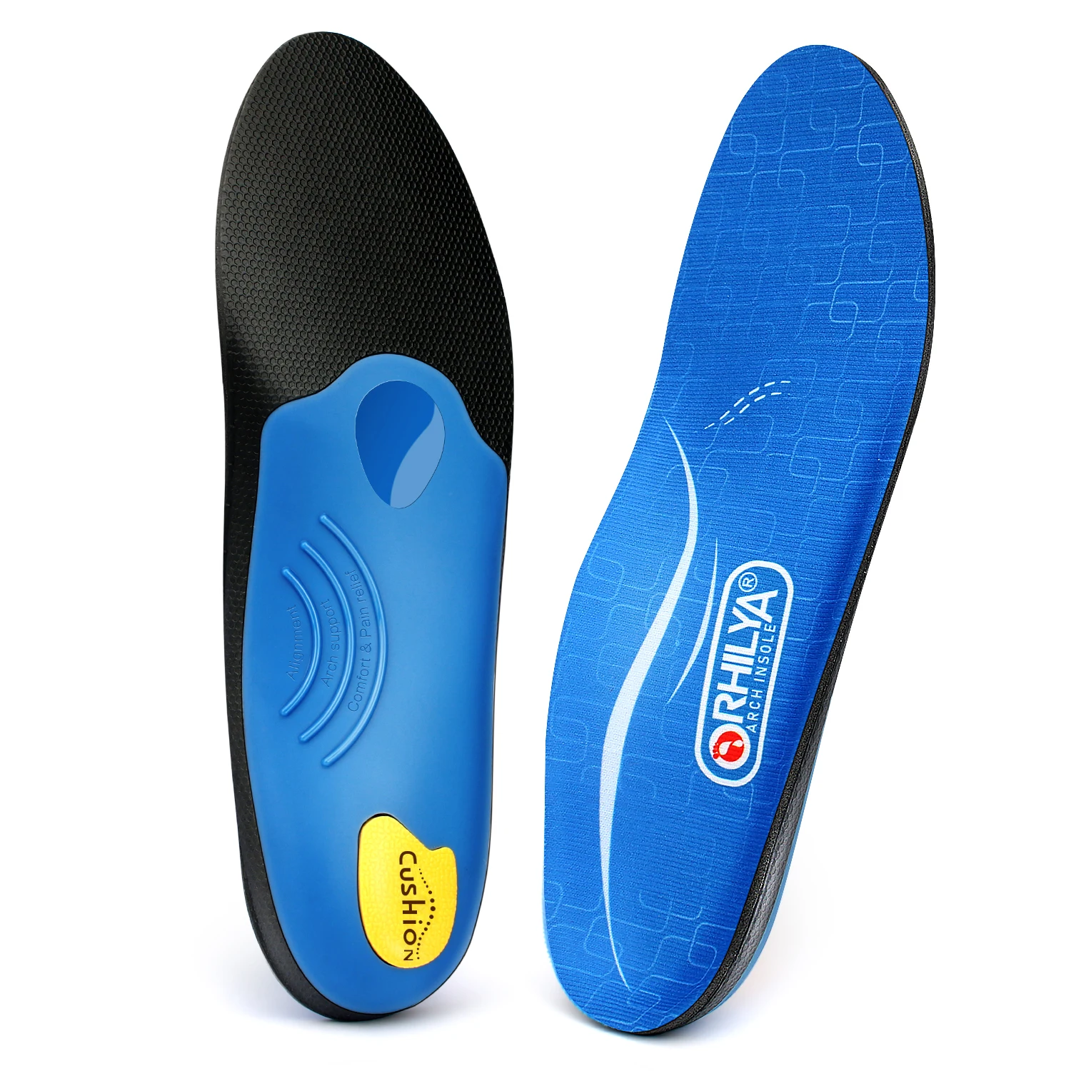Plantar Fasciitis Arch Support Orthopedic Insoles Male Female Shoe Inserts,Flat Feet Orthotic Sole Running Athletic Sport Pad