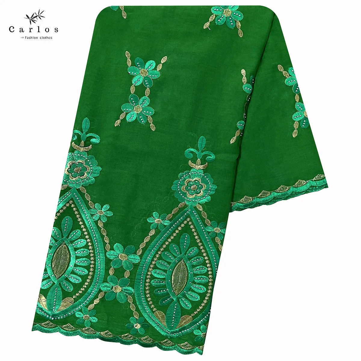 2026 Hot Sale African Women Scarfs Big Circle Design Big Embrodiery 100% Cotton Big Size Muslim Scarf for Shawls Pashmina Sc-42