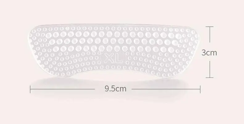 Upgrade Silicone Heel Stickers Heels Grips for Women Men Anti Slip Heel Cushions Non-Slip Inserts Pads Foot Heel Care Protector