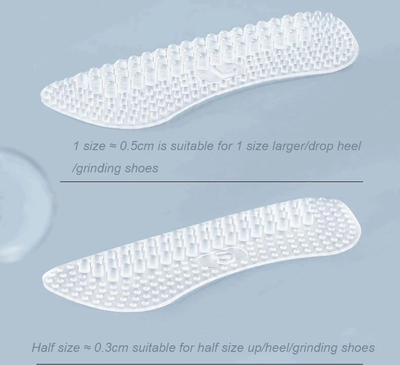 Upgrade Silicone Heel Stickers Heels Grips for Women Men Anti Slip Heel Cushions Non-Slip Inserts Pads Foot Heel Care Protector