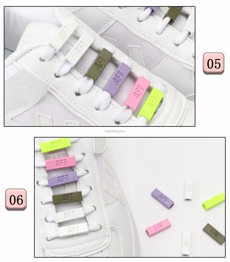 New Luminous Shoe Charms Sneaker Laces Buckle Metal Round Shoelaces AF1 buckle Shoe Decorations Air Force one Shoes Accessories