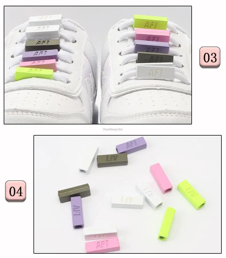 New Luminous Shoe Charms Sneaker Laces Buckle Metal Round Shoelaces AF1 buckle Shoe Decorations Air Force one Shoes Accessories