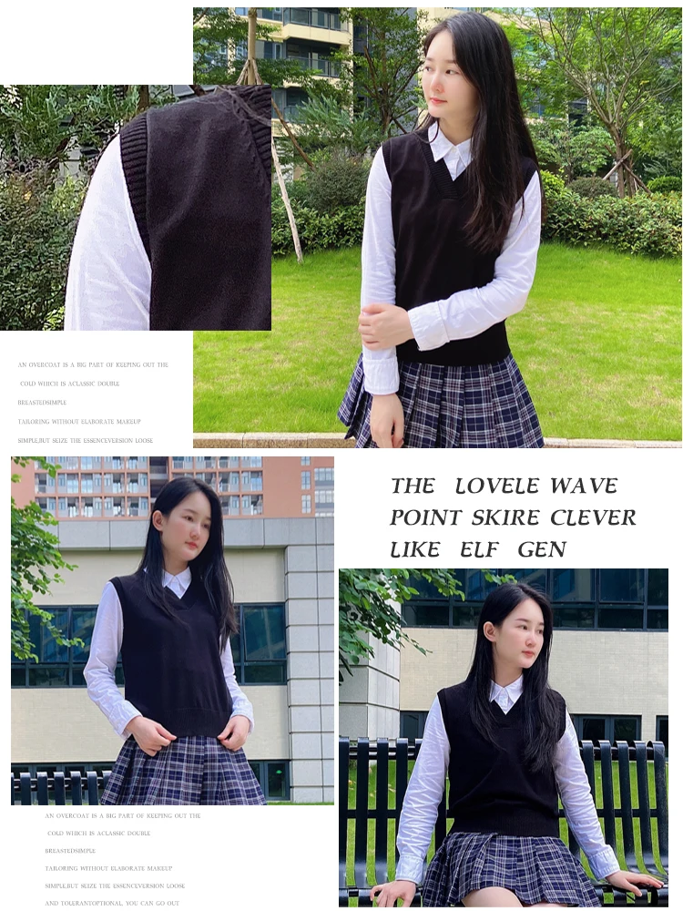 Aesthetic Sweater Pullover Women Sweaters Women's Vest Clothing Blouse Preppy Style Tops Warm Korean Padded Woman Female Knitted