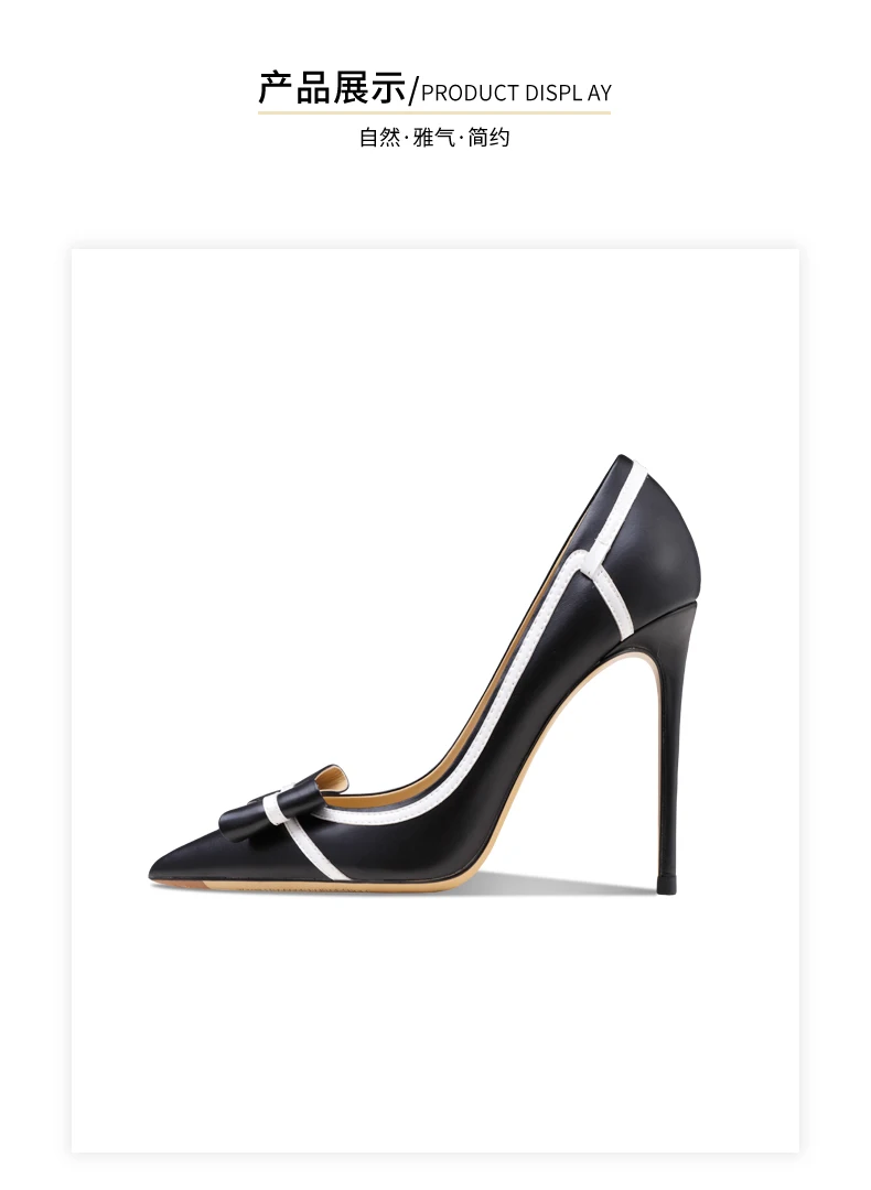 Women Pumps Black Slingbacks Women's 2026 Trend Butterfly-Knot High Heels Luxury Cinderella Pointed Toe Pumps Party Ladies Shoes