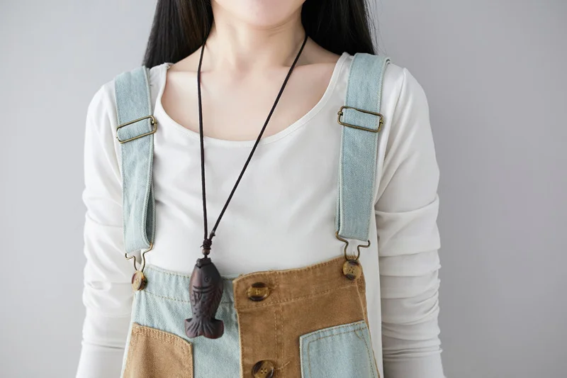 Amax luluE 2024 Japanese Design Ladies Luxury Fashion Denim Overalls Women Loose Vintage Jeans Printed Patchwork Punk Streetwear