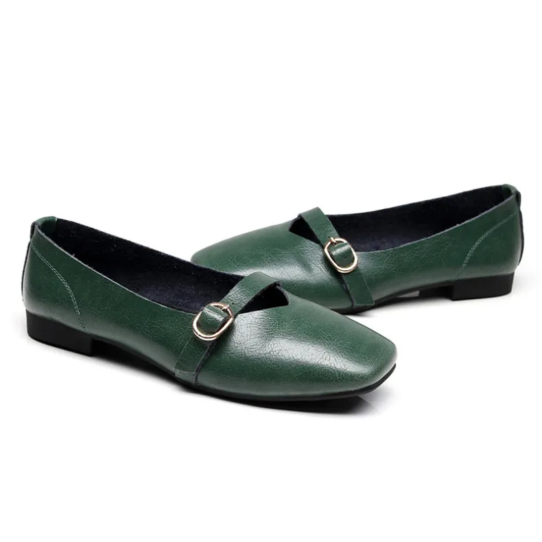 AIYUQI Women Flat Shoes 2024 Spring New Genuine Leather Women Casual Shoes Large Size 35-43 Comfortable Mother Shoes Women