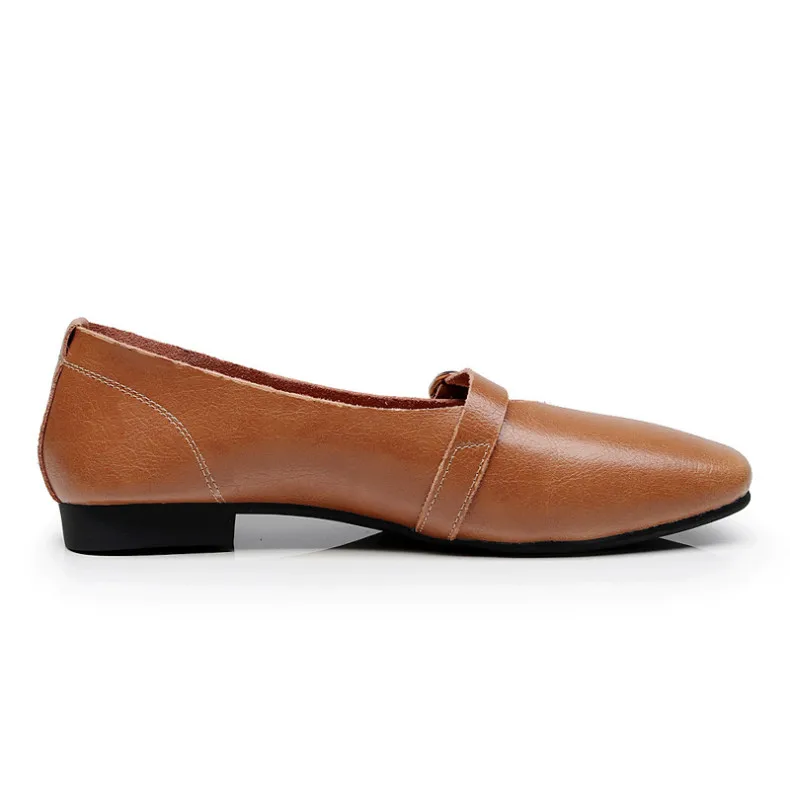 AIYUQI Women Flat Shoes 2024 Spring New Genuine Leather Women Casual Shoes Large Size 35-43 Comfortable Mother Shoes Women
