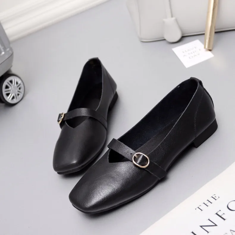AIYUQI Women Flat Shoes 2024 Spring New Genuine Leather Women Casual Shoes Large Size 35-43 Comfortable Mother Shoes Women