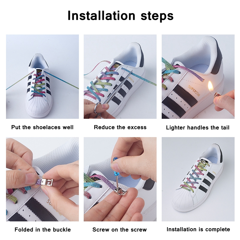 Magnets Buckle Shoelaces on Metal Shoelaces Cross Buckle Accessories Metal Lace Lock DIY Sneaker Kits Metal Lace Buckle 1 Pair