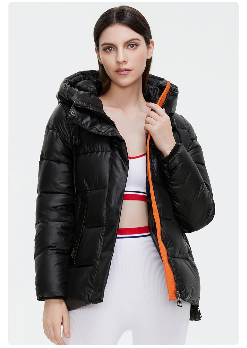GASMAN 2022 Women's down jacket Short Casual Woman Cotton Coat brand high quality Design Parka Hooded Winter clothes women 2191