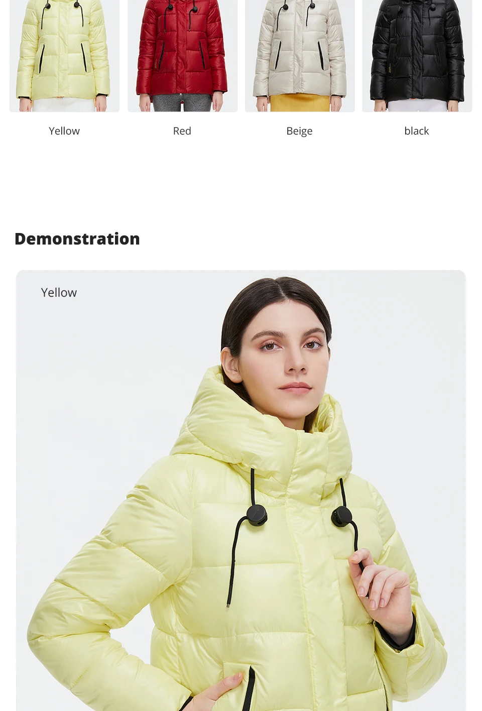 GASMAN 2022 Women's down jacket Short Casual Woman Cotton Coat brand high quality Design Parka Hooded Winter clothes women 2191
