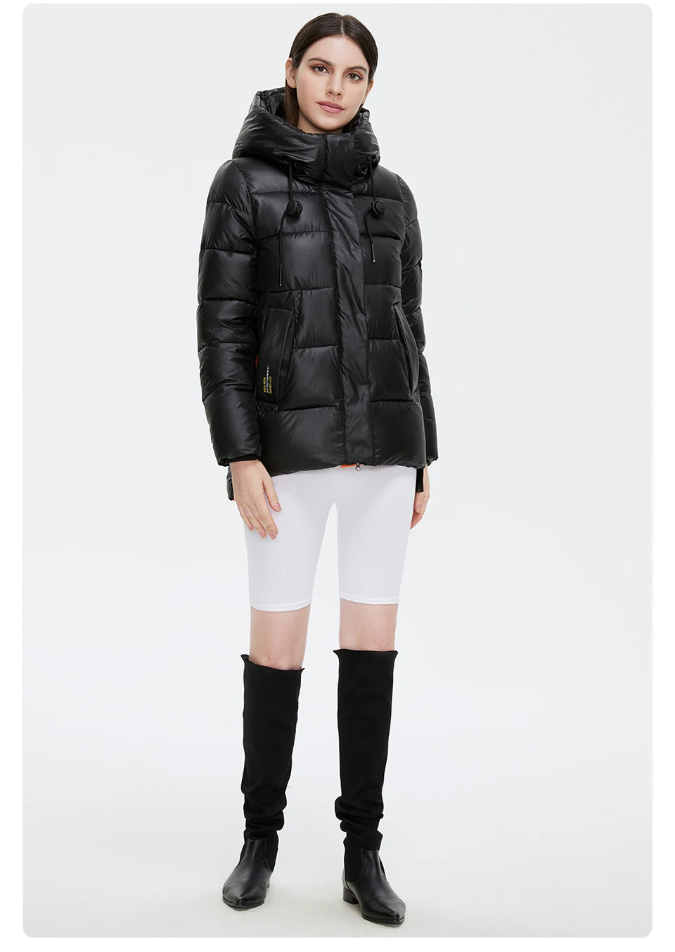 GASMAN 2022 Women's down jacket Short Casual Woman Cotton Coat brand high quality Design Parka Hooded Winter clothes women 2191
