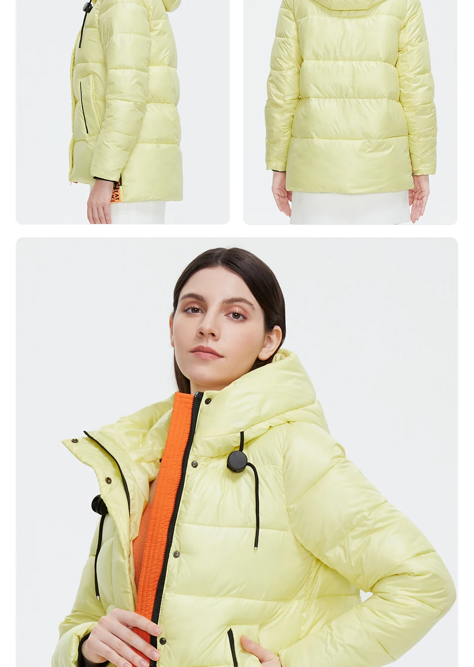 GASMAN 2022 Women's down jacket Short Casual Woman Cotton Coat brand high quality Design Parka Hooded Winter clothes women 2191