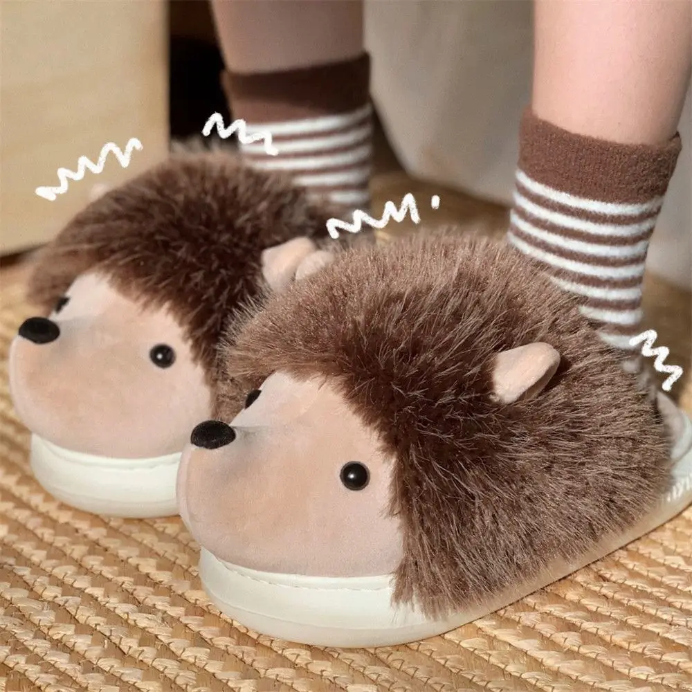 White Bunny Slippers For Home Kawaii Shoes Women Rabbit Fluffy Slippers Winter Indoor Sandals Woman Platform Bootie Slipper New