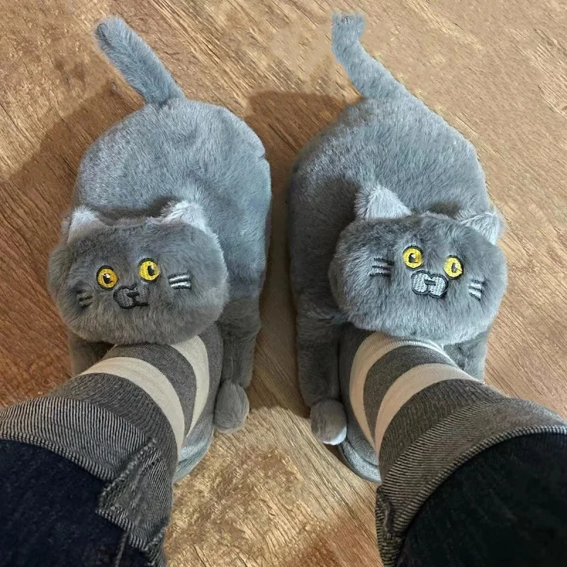 White Bunny Slippers For Home Kawaii Shoes Women Rabbit Fluffy Slippers Winter Indoor Sandals Woman Platform Bootie Slipper New