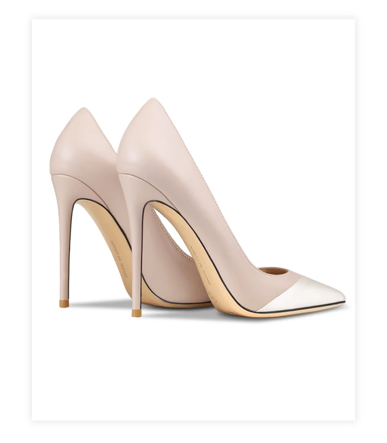 elegant Heels for womenLuxury Genuine Leather High Heels Shoes Mixed Colors Women's Pumps Stiletto Fashion Sexy Prom Shoes women